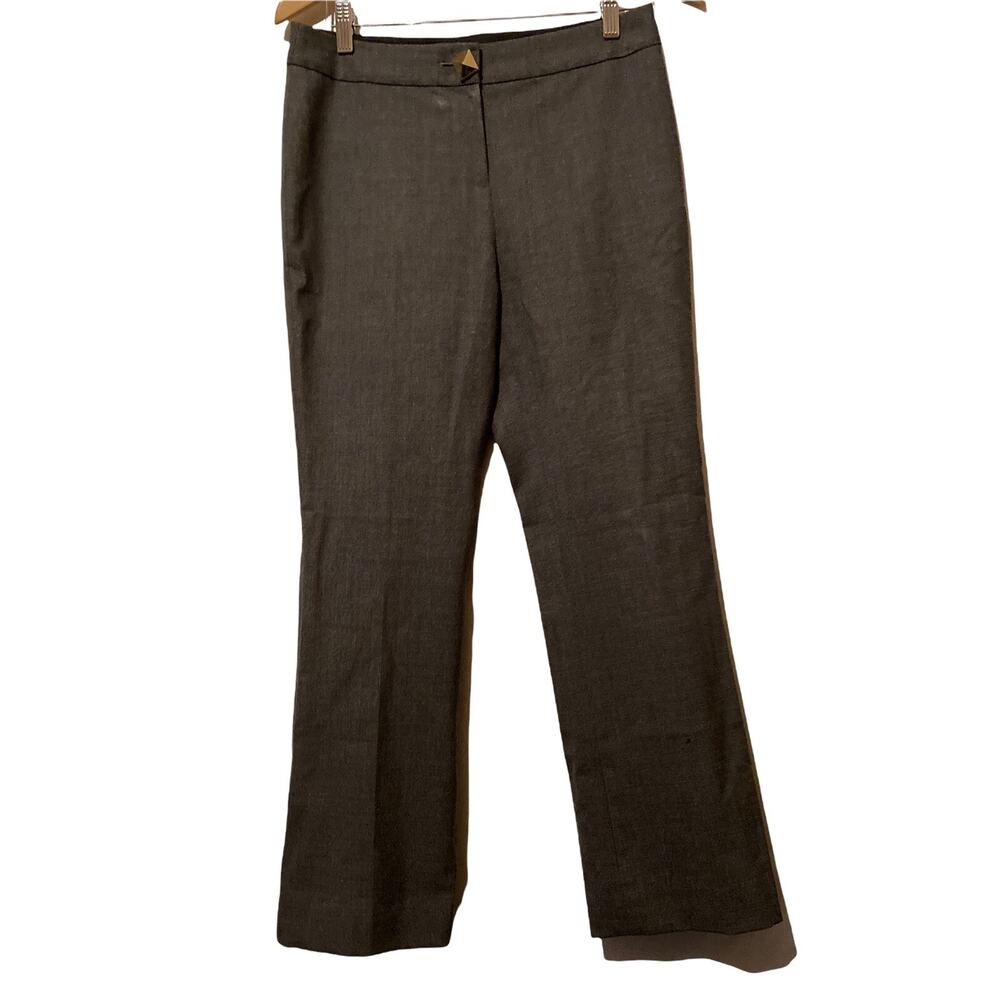 Kate Spade Stretch Wool Line Pants‎ Size 4, Gray Dress Work Slacks Trousers